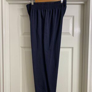 Jacque and KoKo Women's Navy Blue Casual Pants, Size 18/20